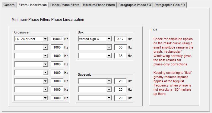 Correction de la phase acoustique du DAVIS 20DE8 dans 136 L accord à 28.3 Hz