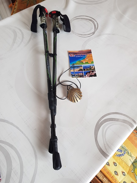 Le retour de mes bâtons à la maison