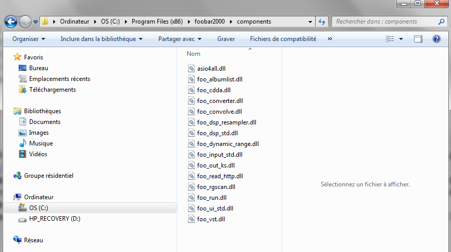composants