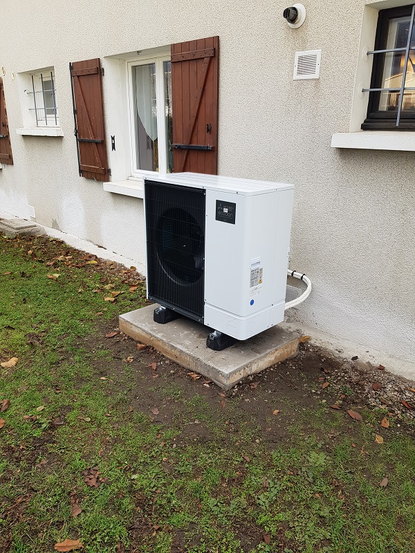 Bloc extérieur de la PAC