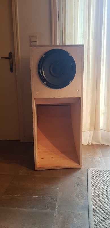 Réalisation du plan 30 cm, enceinte terminée