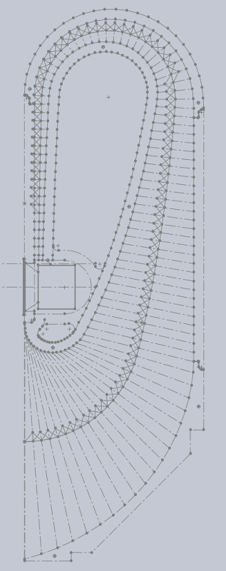 Pavillon arrière haut pour haut-parleur de 17 cm avec 2 coudes seulement