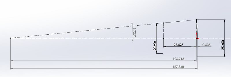 1ere section du pavillon rond pour la compression RADIAN 475