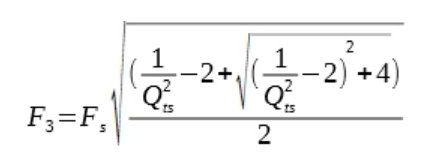 Fréquence de coupure à -3 dB d'un baffle plan infini