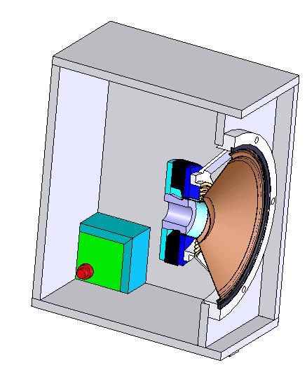 enceinte sur roue, vue en coupe
